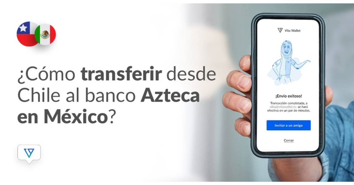 Manda dinero al Banco Azteca desde tu billetera en Chile