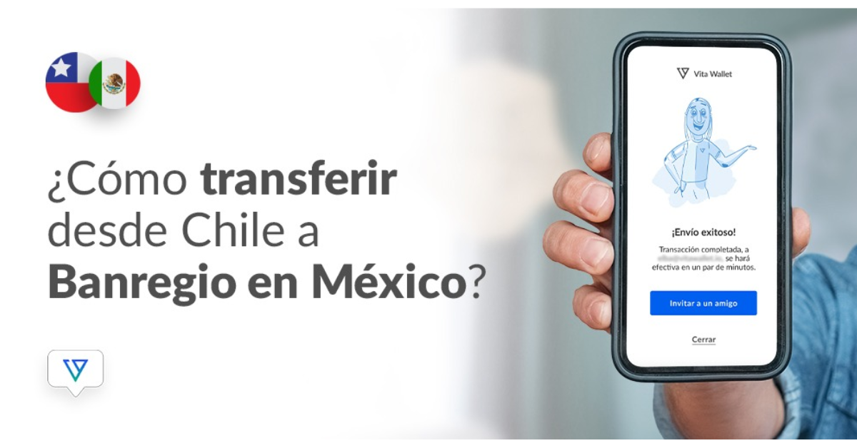 Envía dinero de Chile a Banregio de México