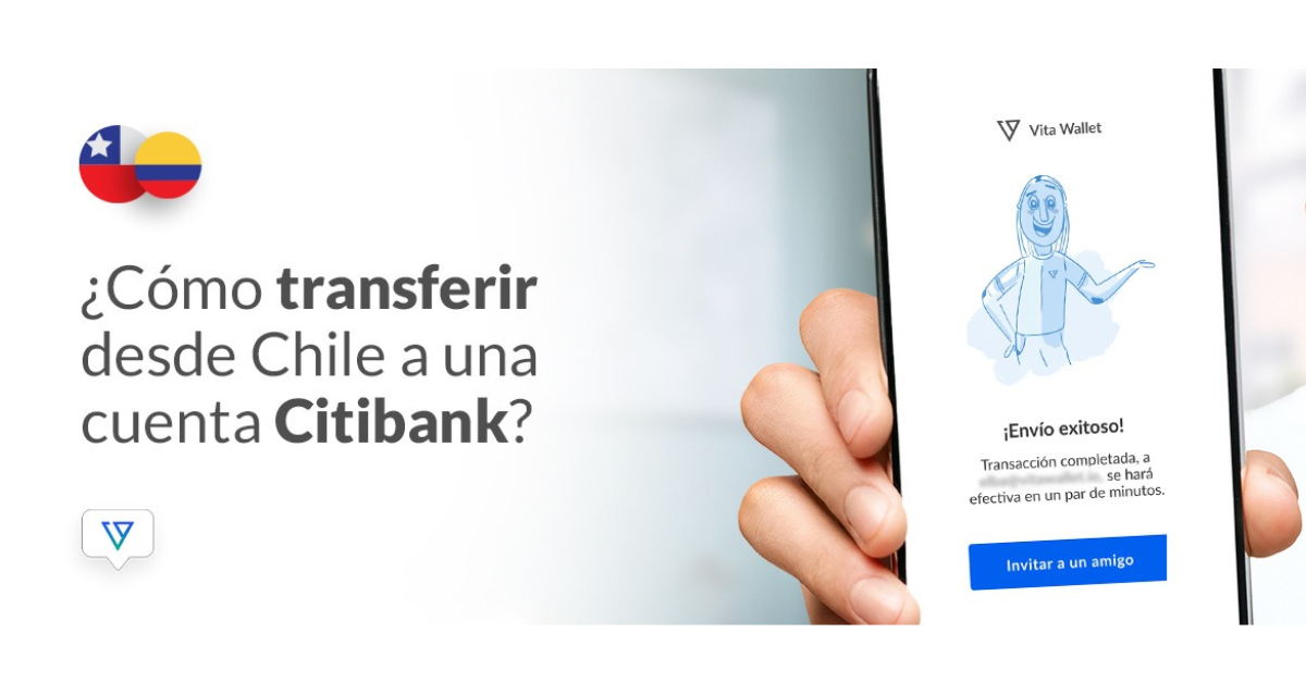 Envía dinero al Citibank de Colombia desde Chile