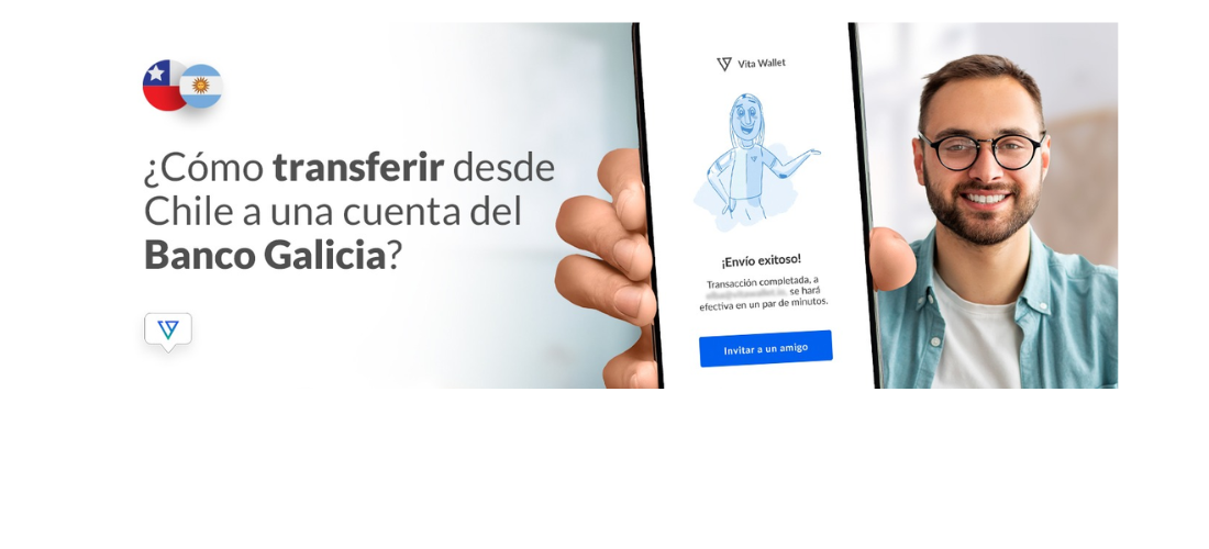 Envía dinero desde Chile a una cuenta en el Banco Galicia