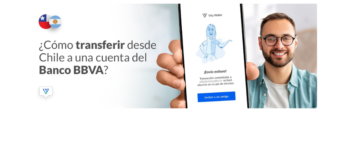 Transfiere al Banco BBVA Argentina desde Chile