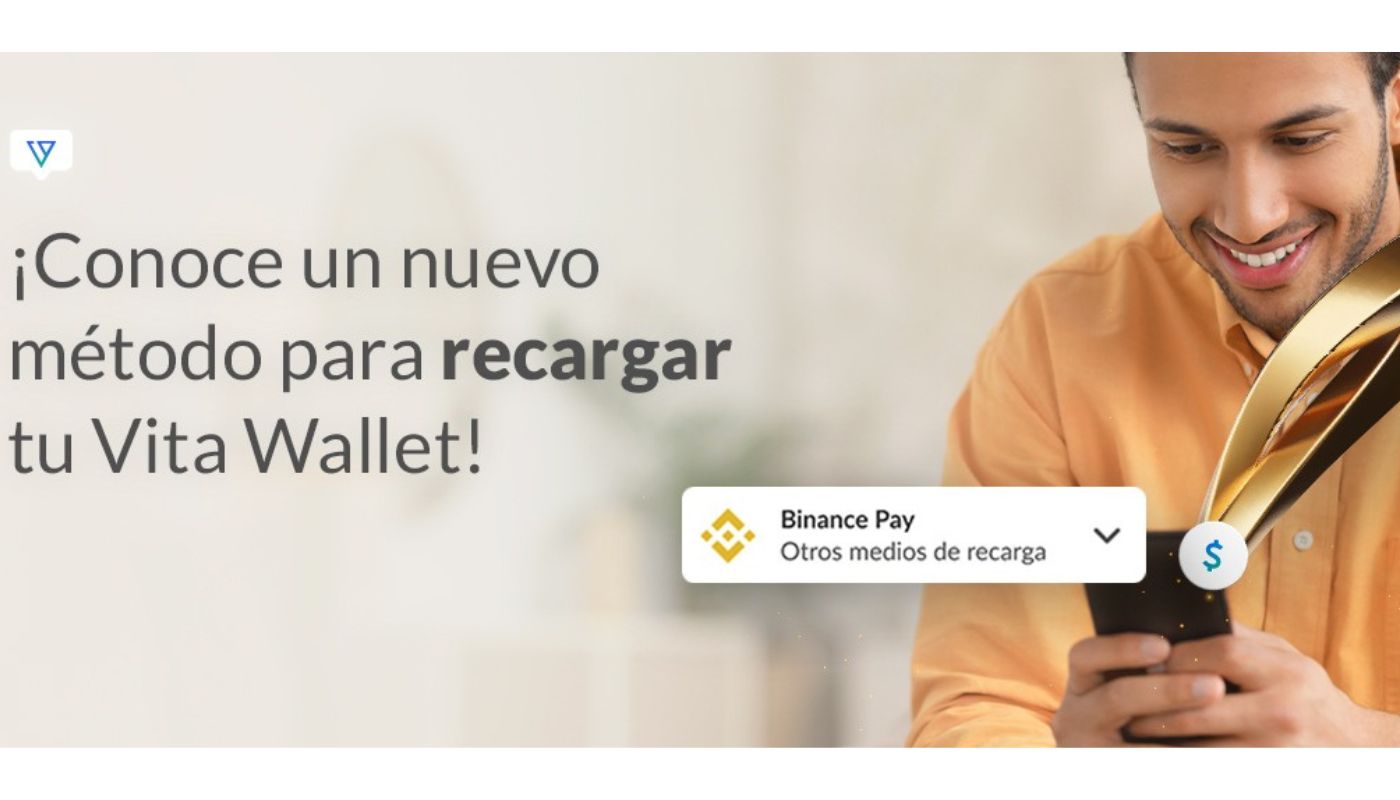 Sigue estos pasos para recargar tu Vita Wallet con Binance Pay