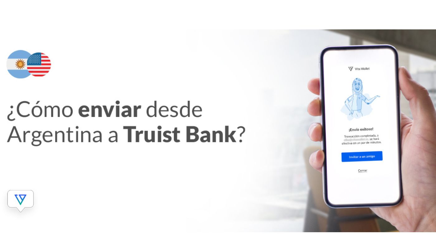 Envía internacionalmente dinero al Truist Bank desde Argentina